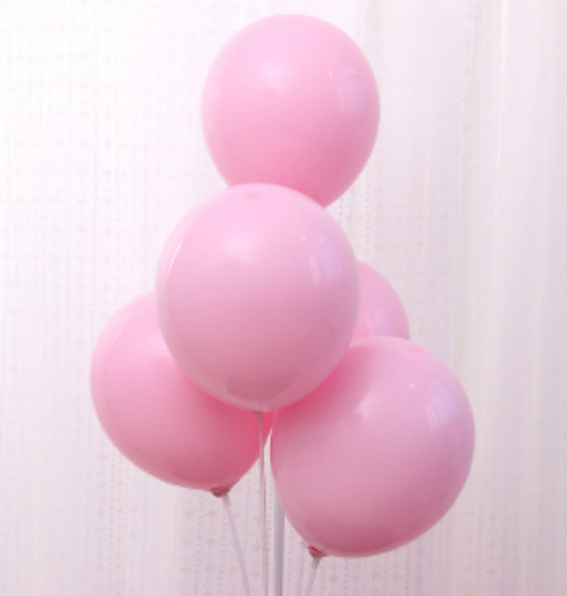 Set van 10 pastel roze latex ballonnen (30 cm) | Ook bekend als Macaron Ballon en Candy Coloured balloons